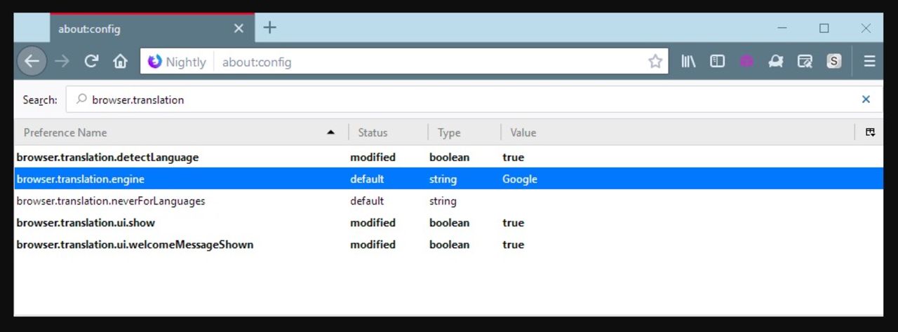 Webbläsaren Firefox får stöd för Google Translate