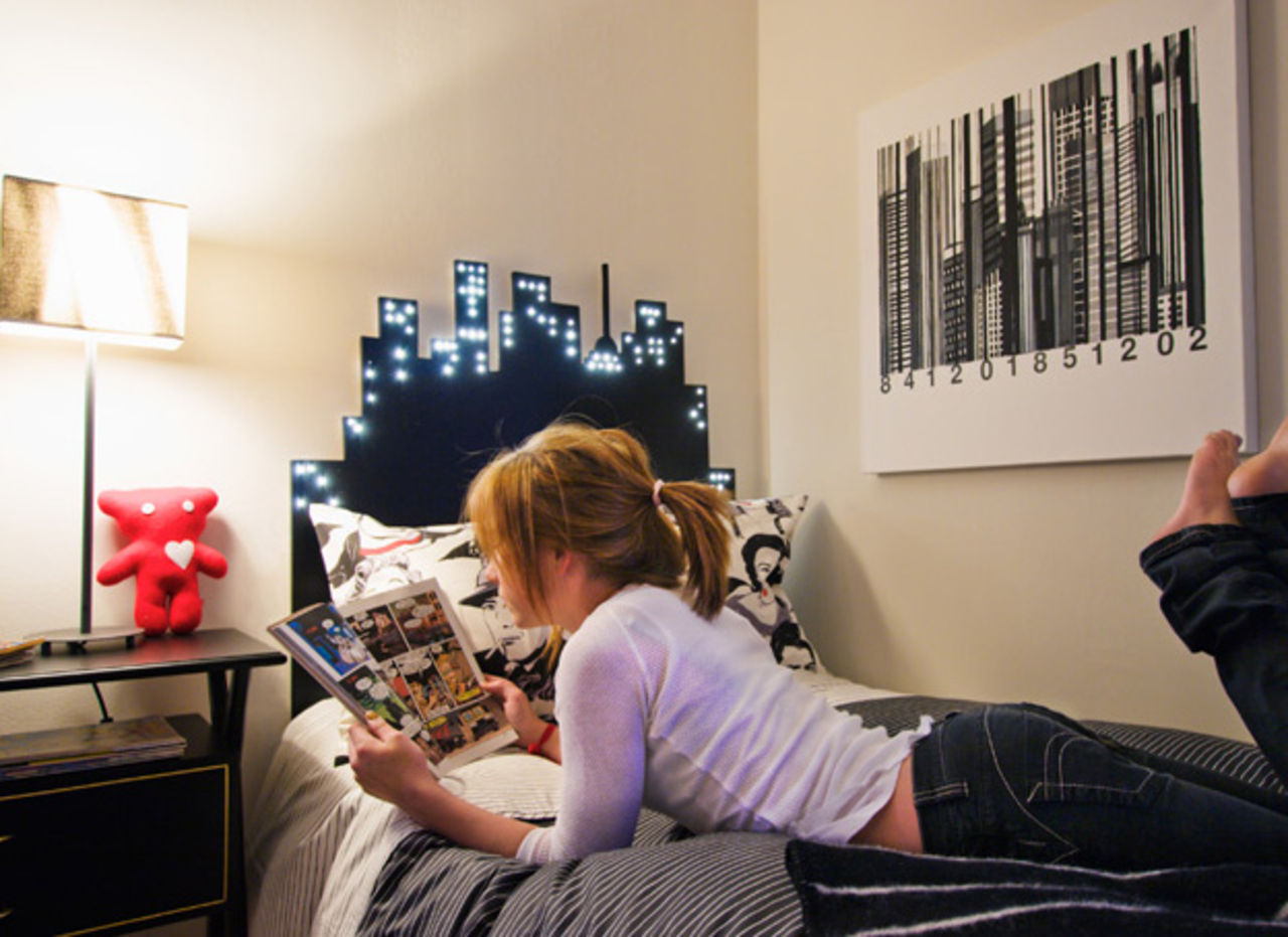 Spännande barnrumsinredning