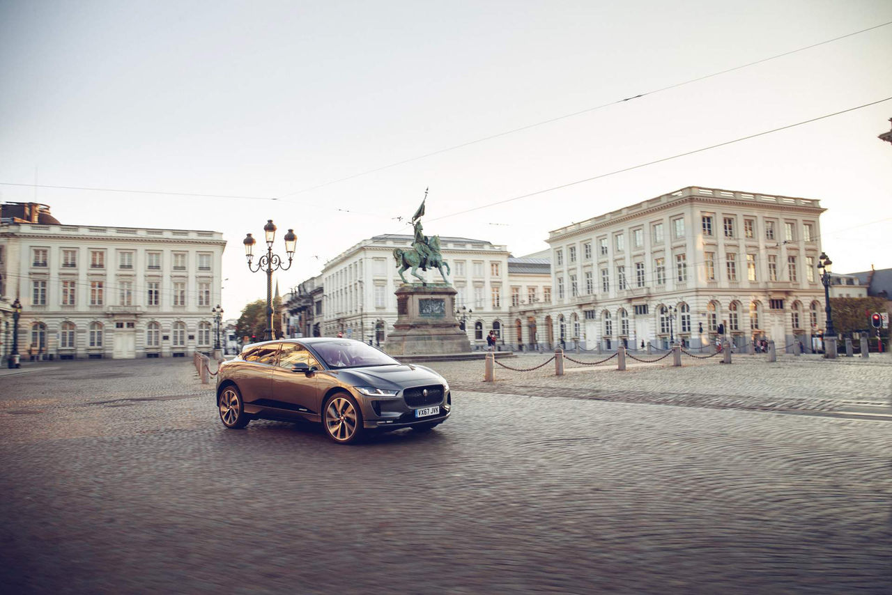 Jaguar I-Pace tog sig från London till Bryssel på en laddning