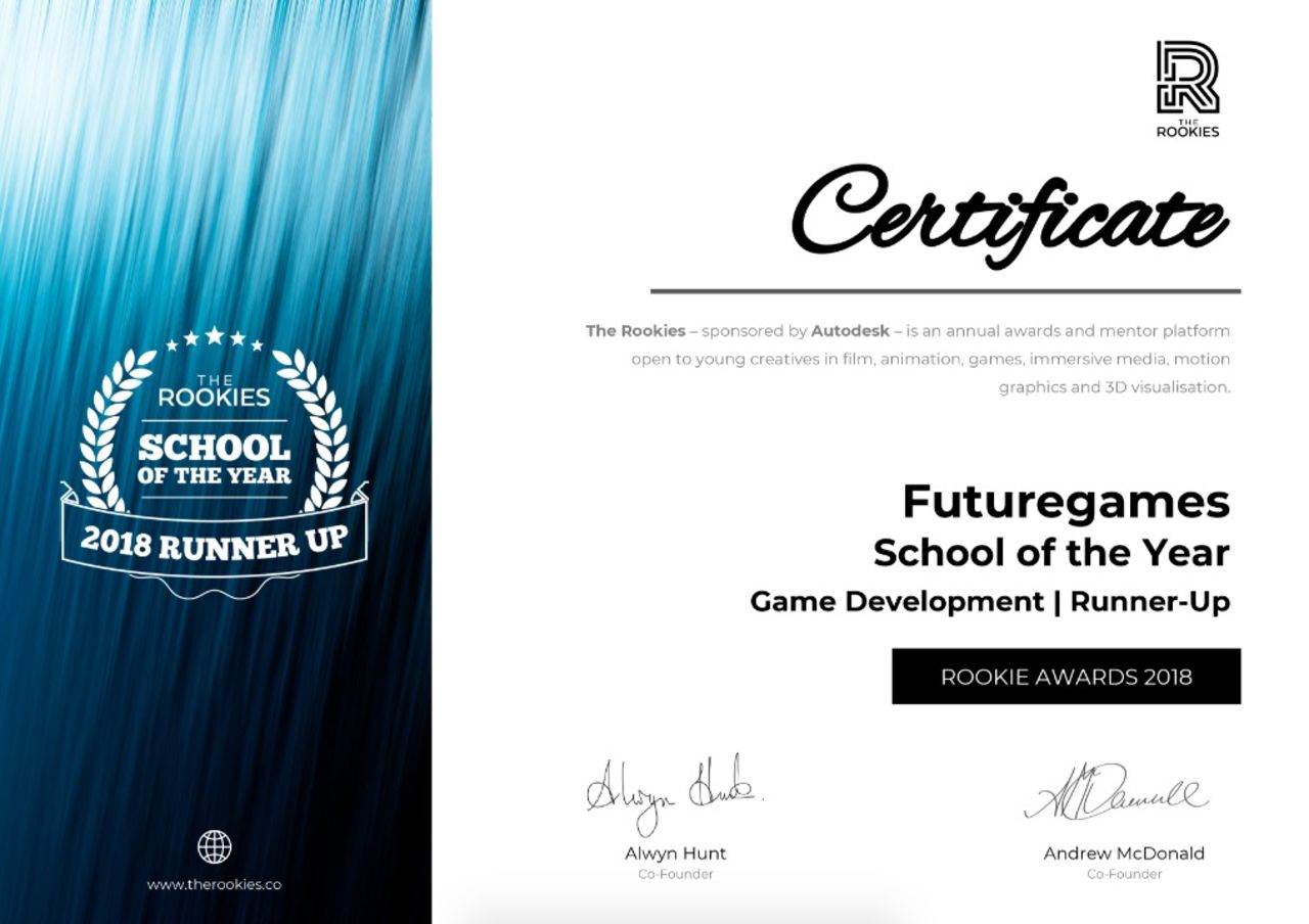 Svensk spelutvecklarskola näst bäst världen