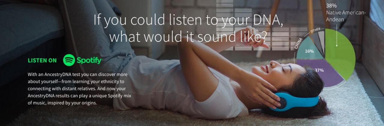 Släktforskningstjänst fixar Spotify-lista baserat på ditt DNA