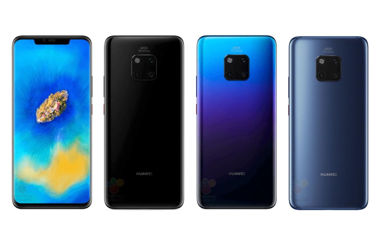 Ny bildläcka visar Huawei Mate 20 Pro
