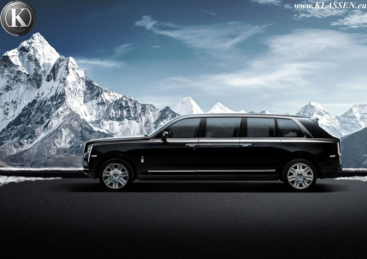 Klassen fixar förlängd och bepansrad Rolls-Royce Cullinan