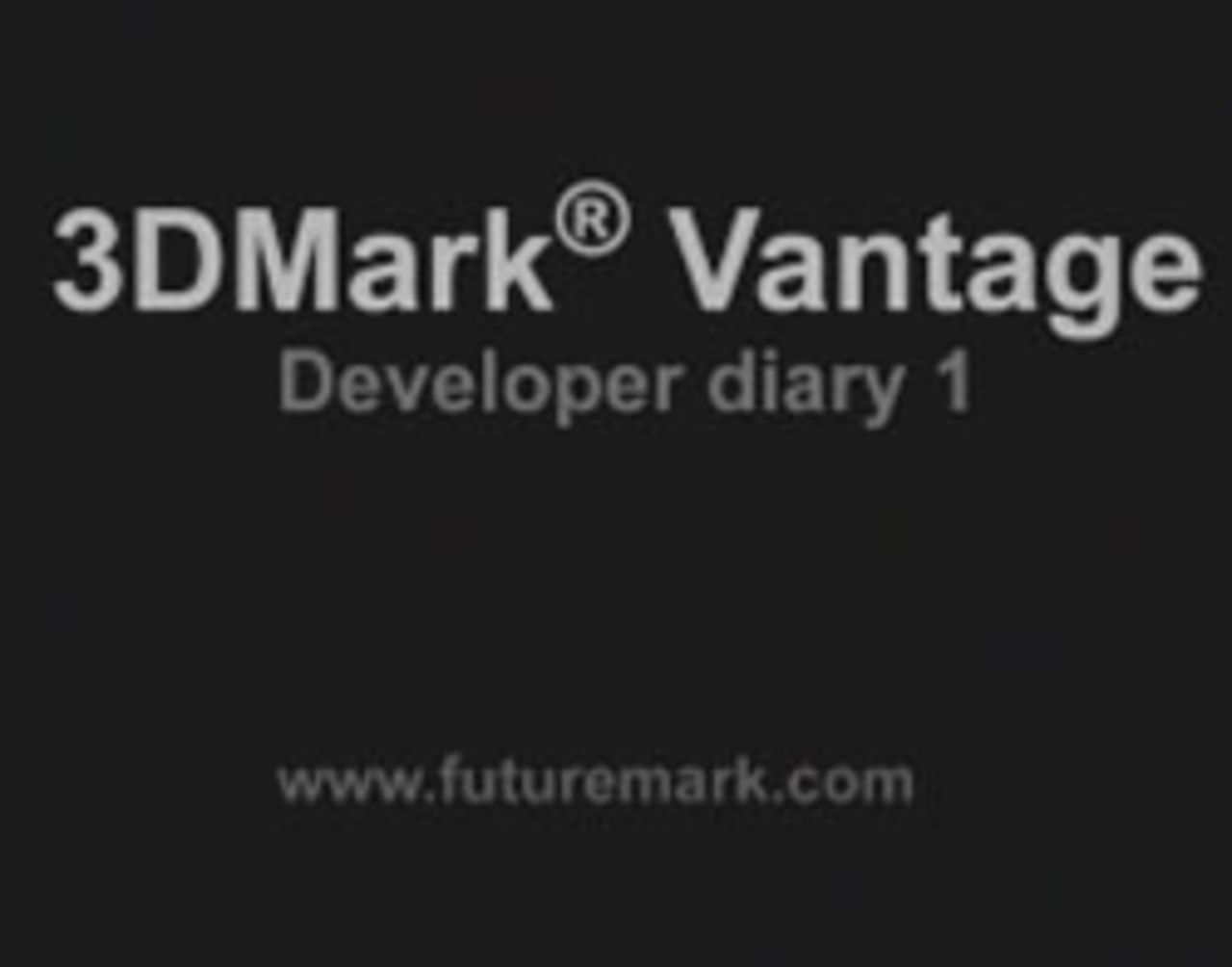 Futuremark utvecklarvideo