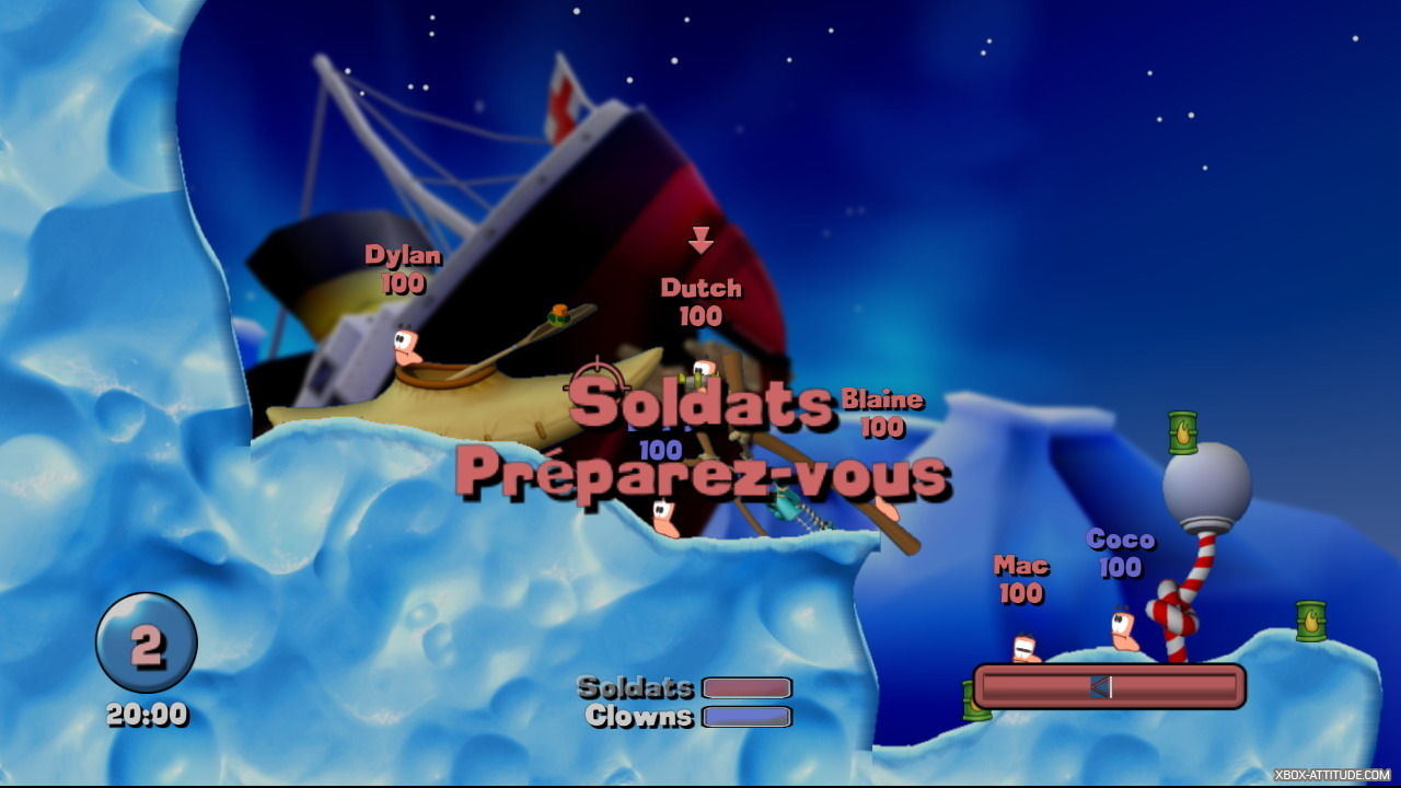 Massor av Worms-screenshots