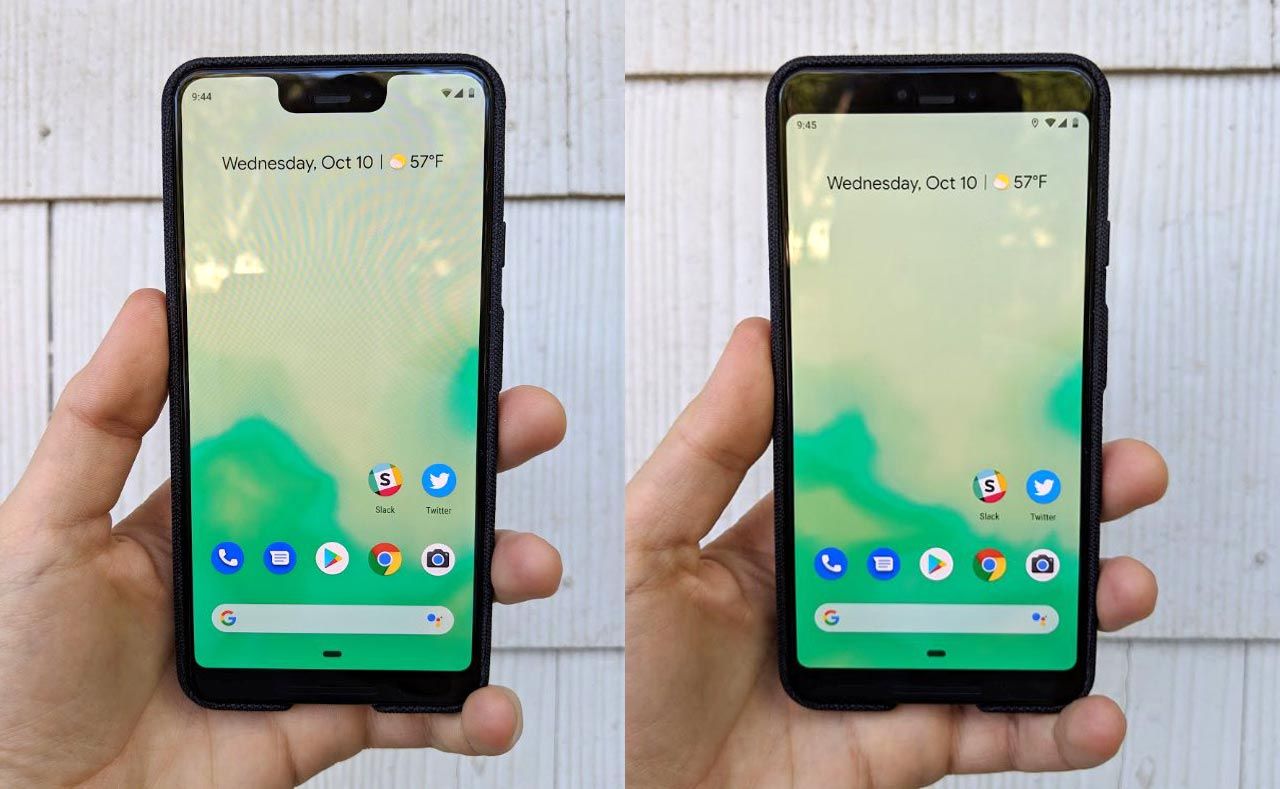 Så här ser Pixel 3 XL ut utan flärp