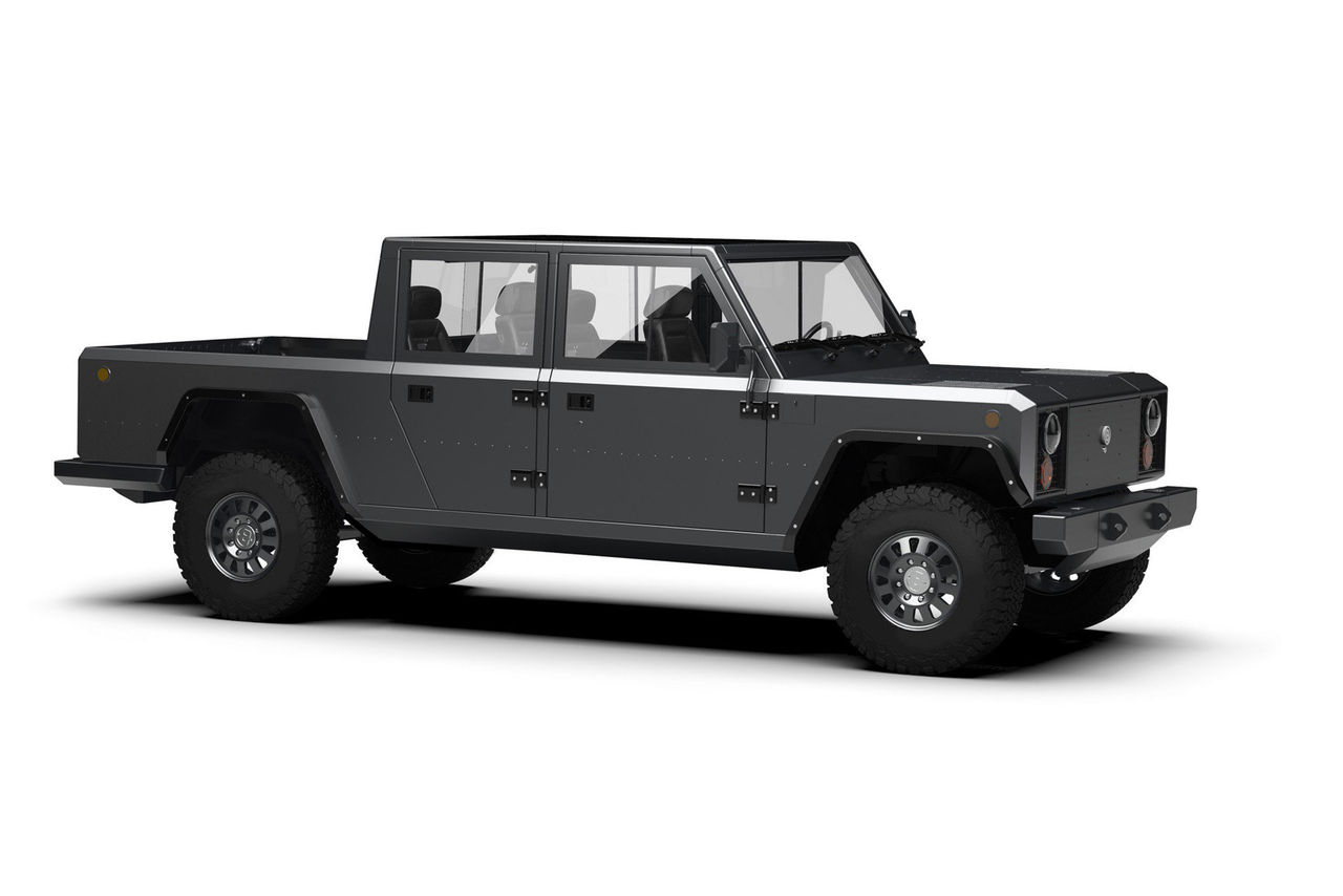 Bollinger Motors visar renderingar på eldriven pickup