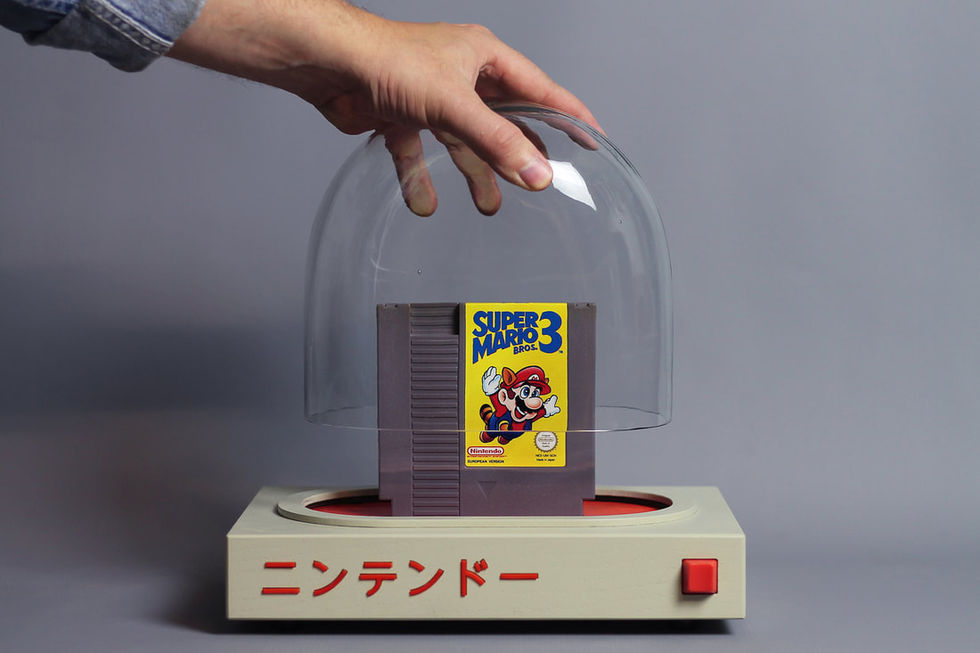Spela NES-spel på retrokonsolen Pyua