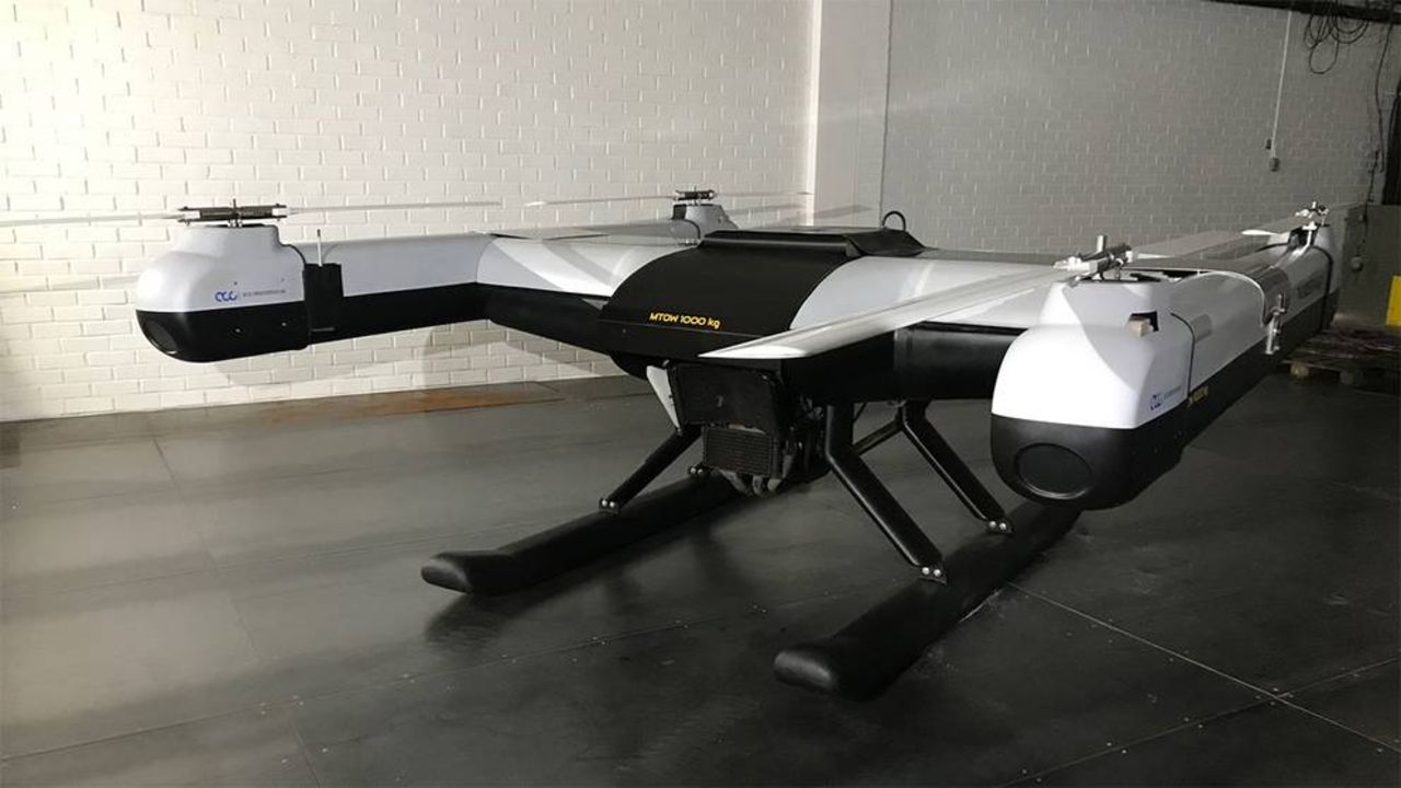 Jättedrönare visas upp i Linköping