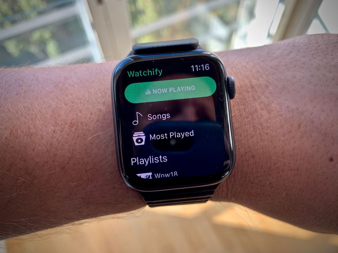 Nu finns det en (inofficiell) Spotify-app till Apple Watch