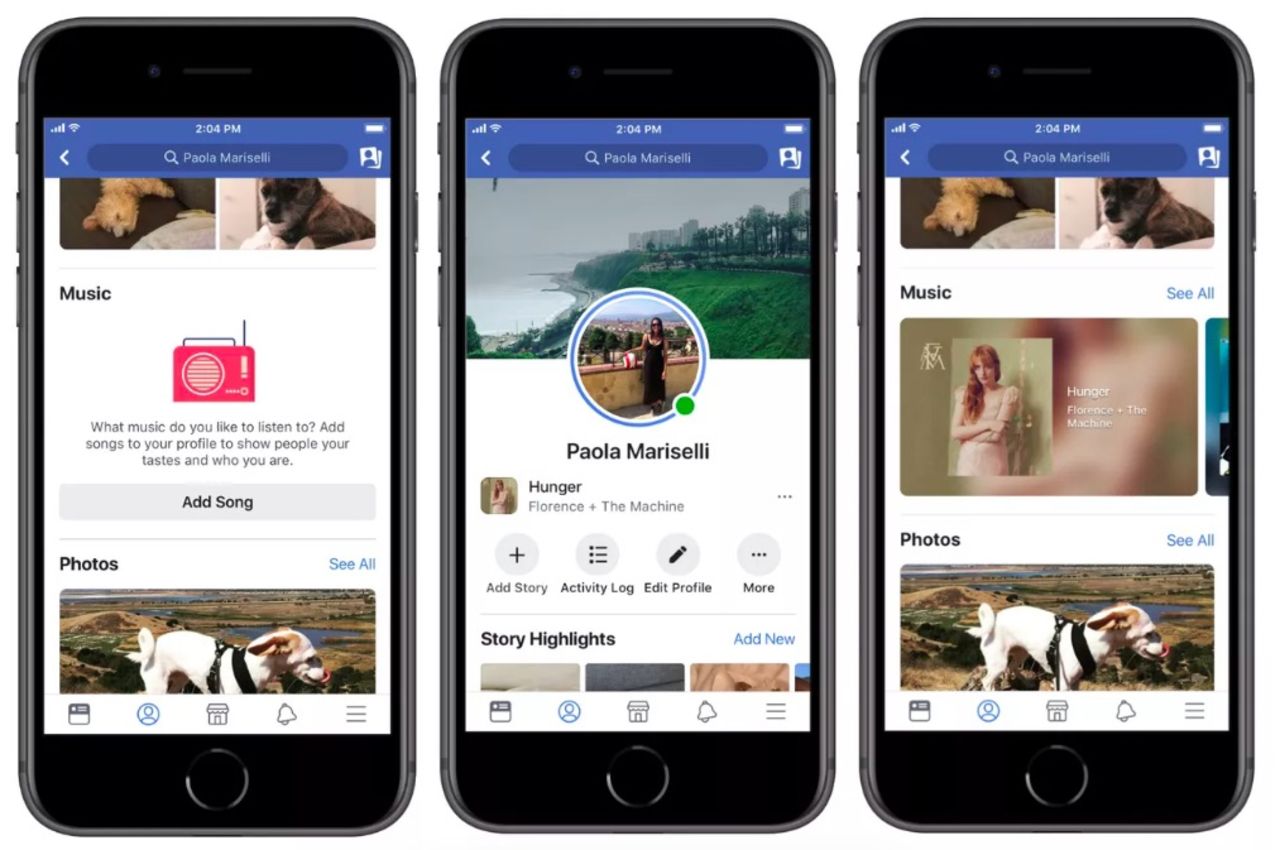 Nu kan man lägga till musik till sin Facebook-profil