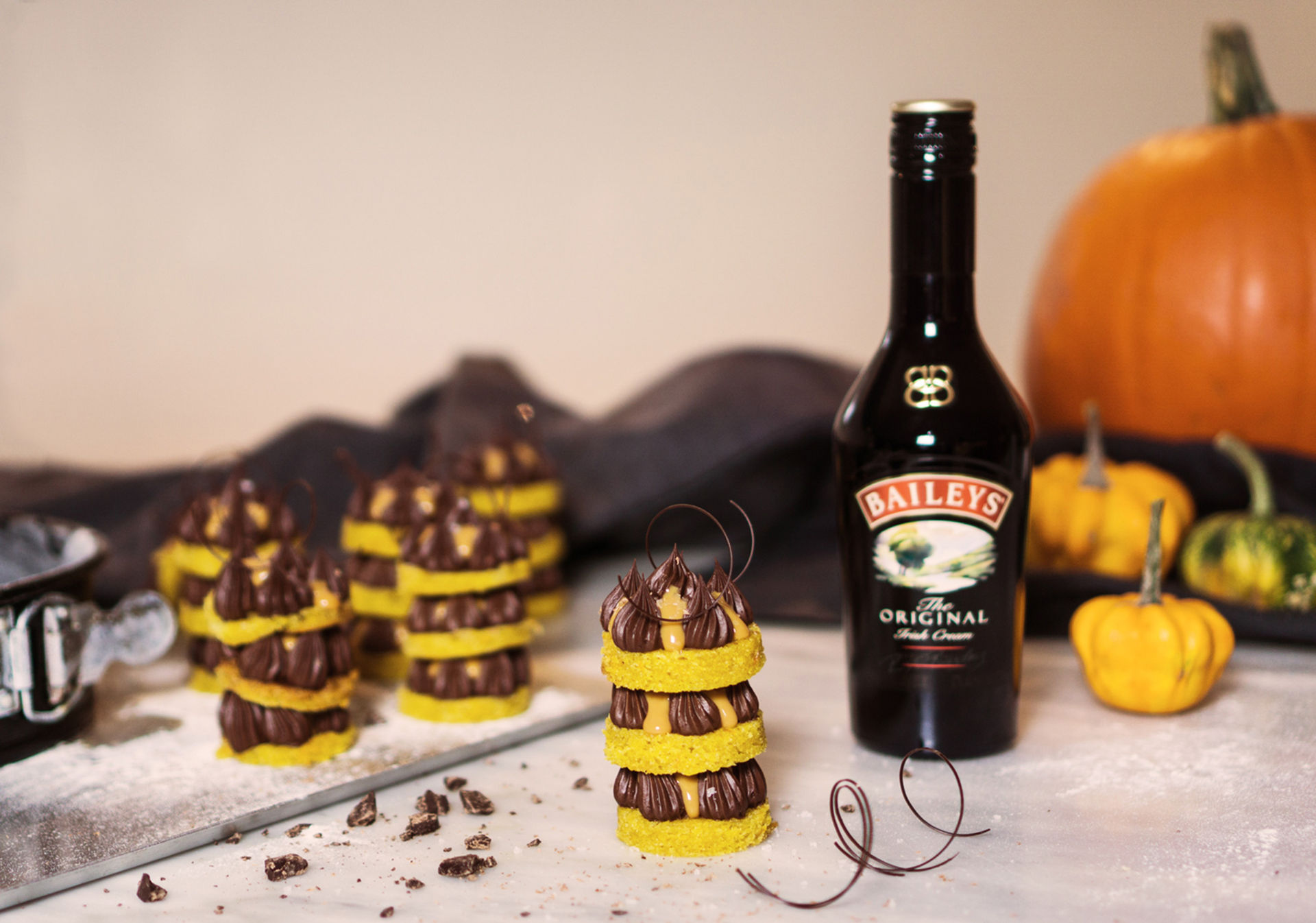 Halloweenbakelse med Baileys