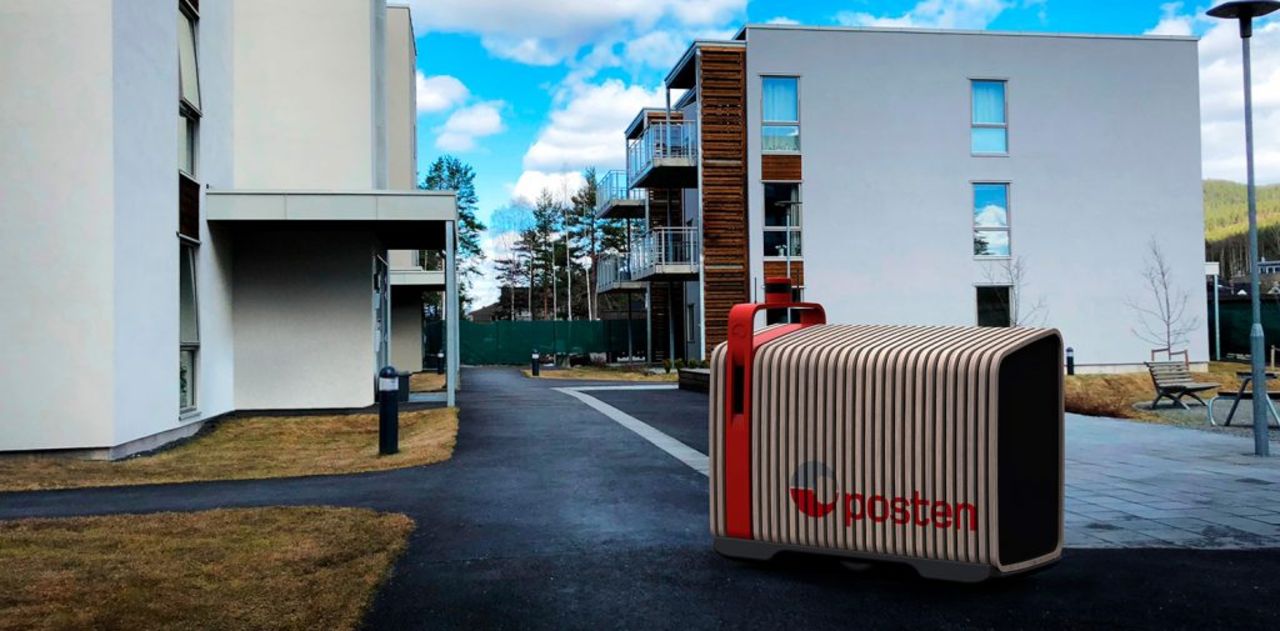 Robotar blir brevbärare i Norge