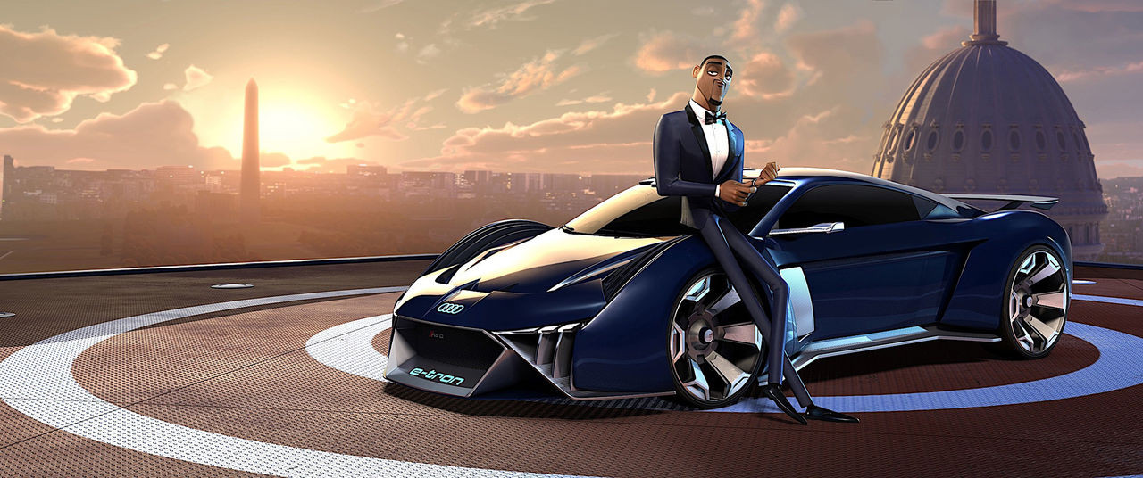 Will Smith kör Audi RSQ e-tron
