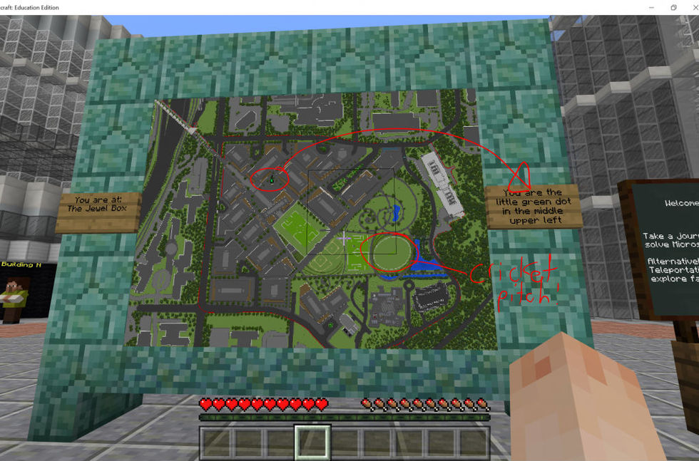 Microsoft bygger modell av sitt nya huvudkontor i Minecraft