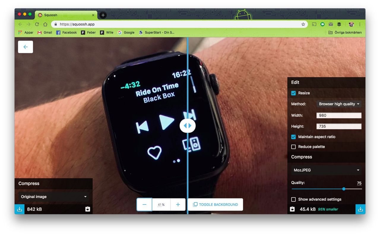 Google släpper verktyg för att komprimera bilder