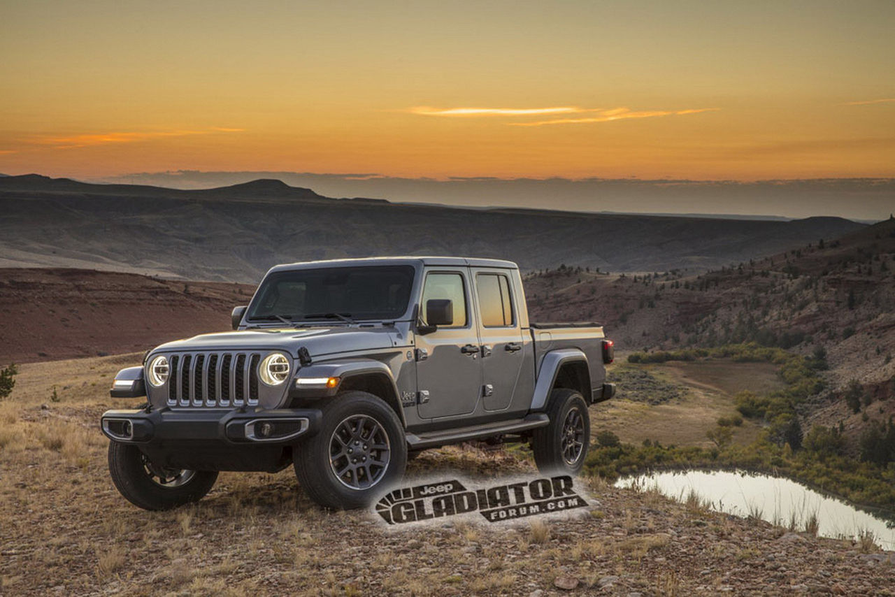 Jeep Gladiator läcker ut