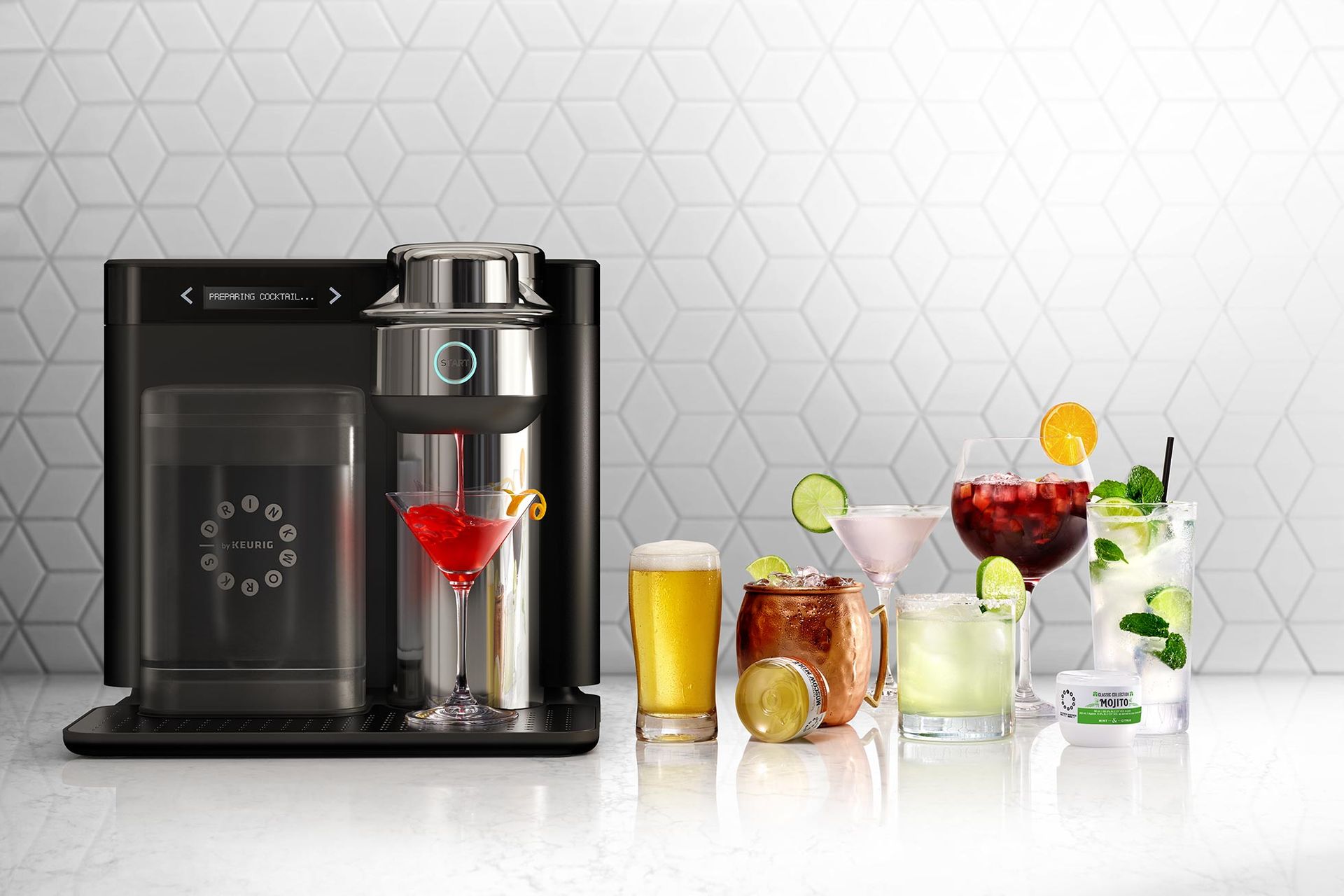 Ny maskin fixar drinken eller ölen från kapsel