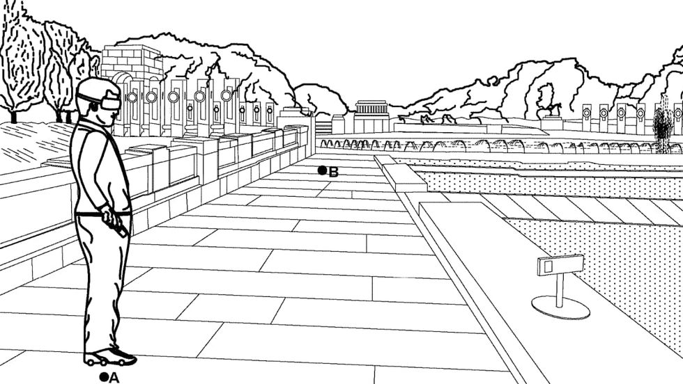 Google tar patent på virtual reality-skor