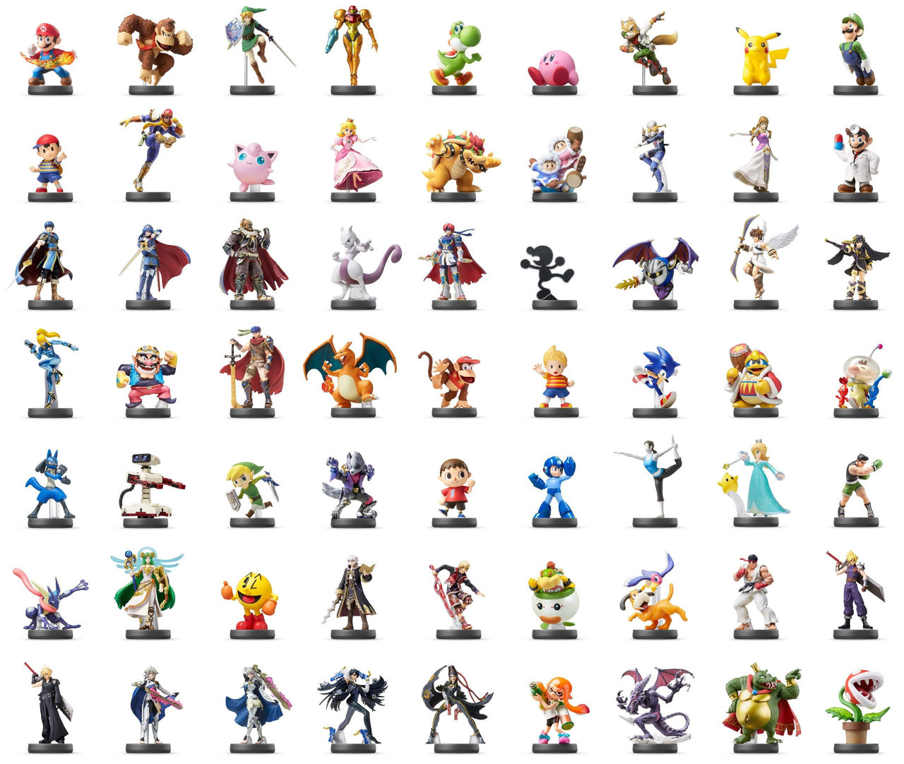 Amiibo-paket med 63 Smash Bros-figurer släpps i Japan