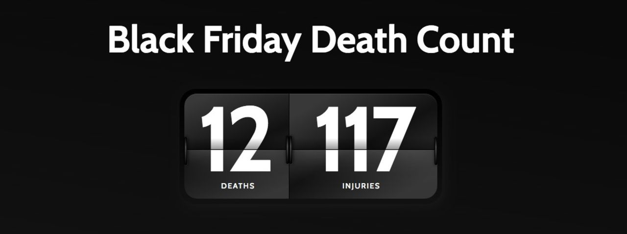 Två döda under årets Black Friday-shopping