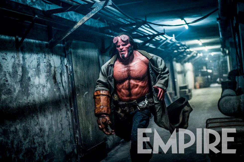 Hellboy ser bulkig ut i ny bild