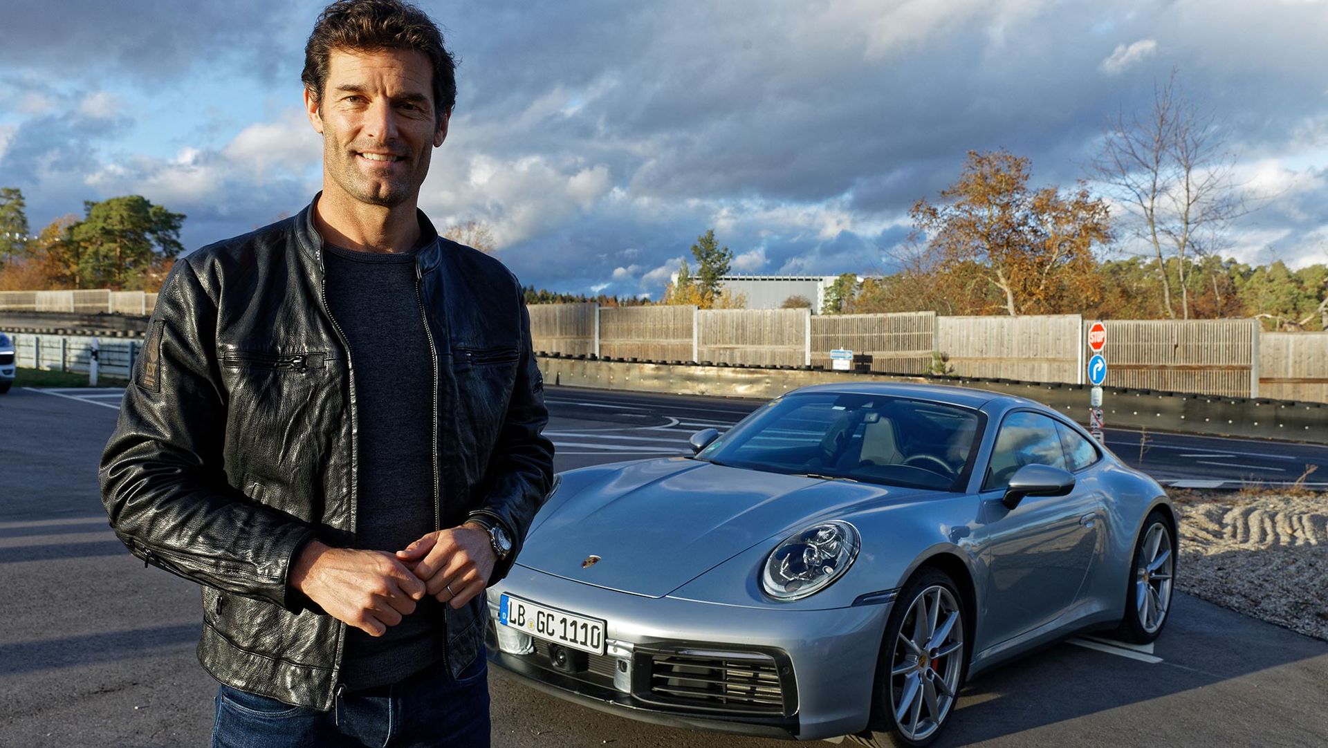Mark Webber kör nya Porsche 911