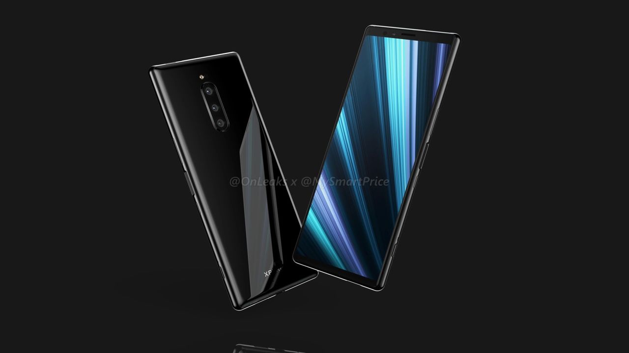 Läckt rendering visa Sony Xperia XZ4