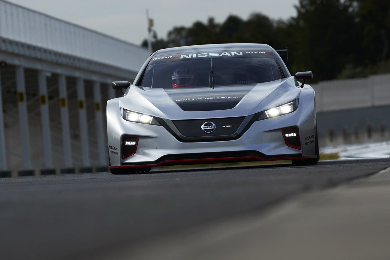 Nya Nissan Leaf som racerbil