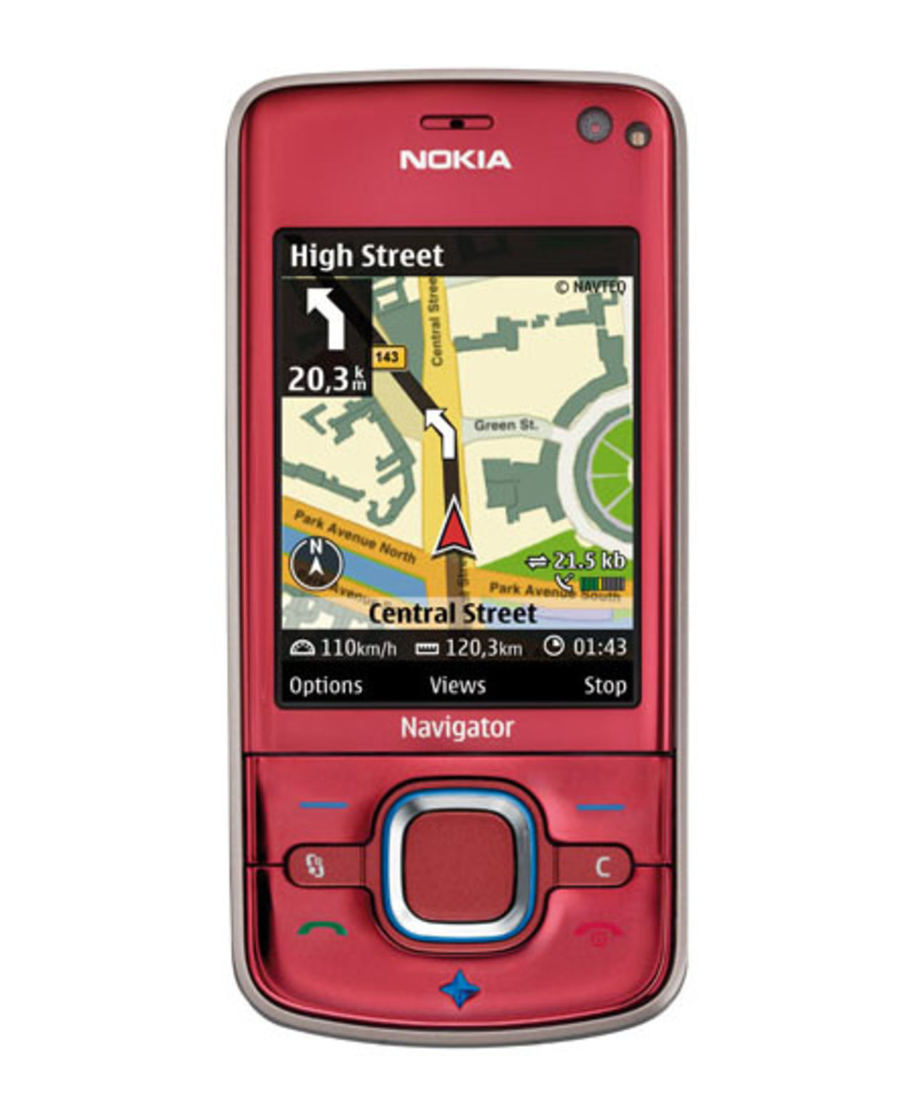 Nokia 6210 Navigator med Nokia Maps 2.0