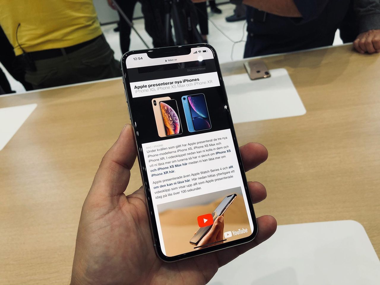 Apple stäms för iPhones skärmstorlek i USA