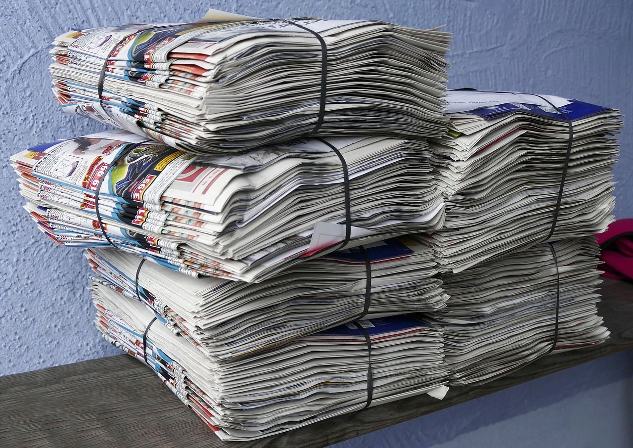 Vi återvinner allt mindre tidningspapper