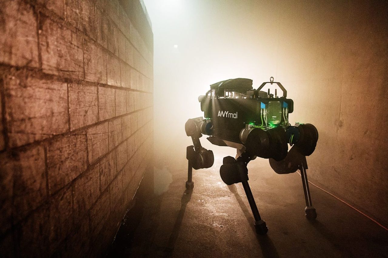 Roboten ANYmal håller koll på Zürich underjord