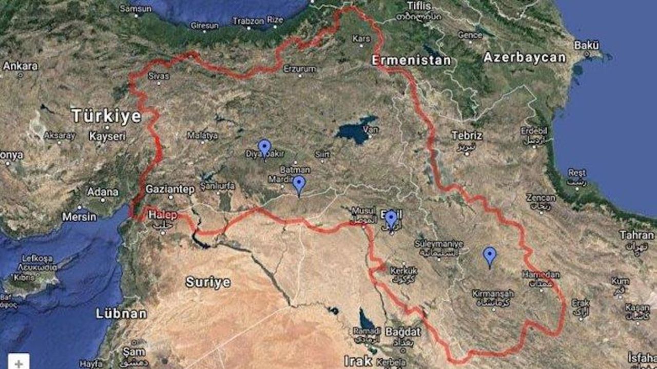 Google tar bort Kurdistan från Google Maps