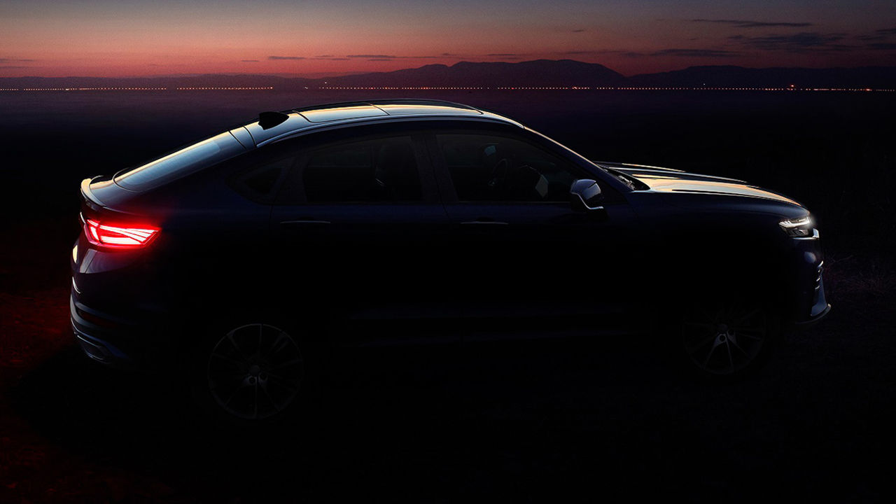Geely visar teaserbilder på ny modell