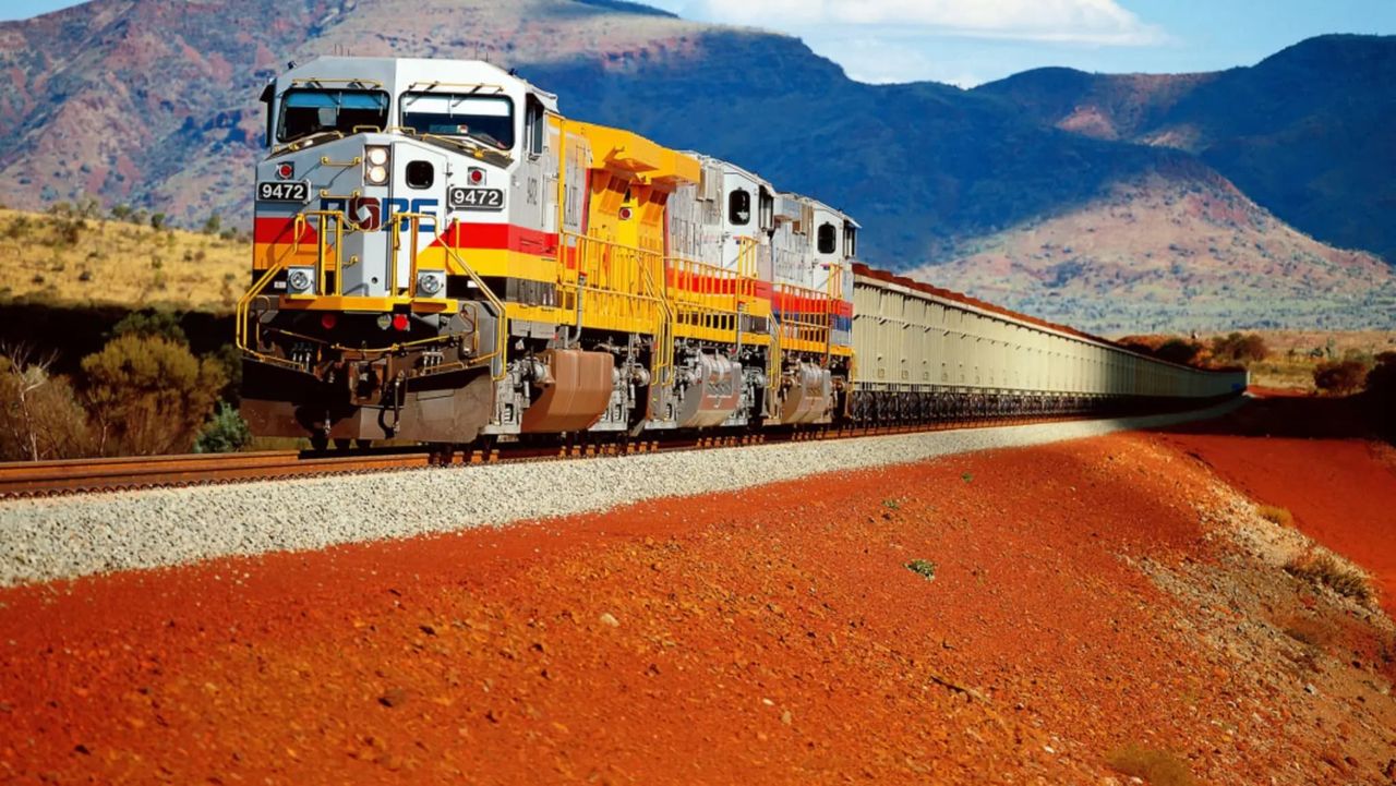 Gruvföretag i Australien har helt automatiserade tåg
