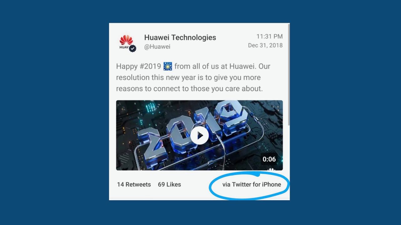 Huawei-anställda fick löneavdrag för att ha använt en iPhone