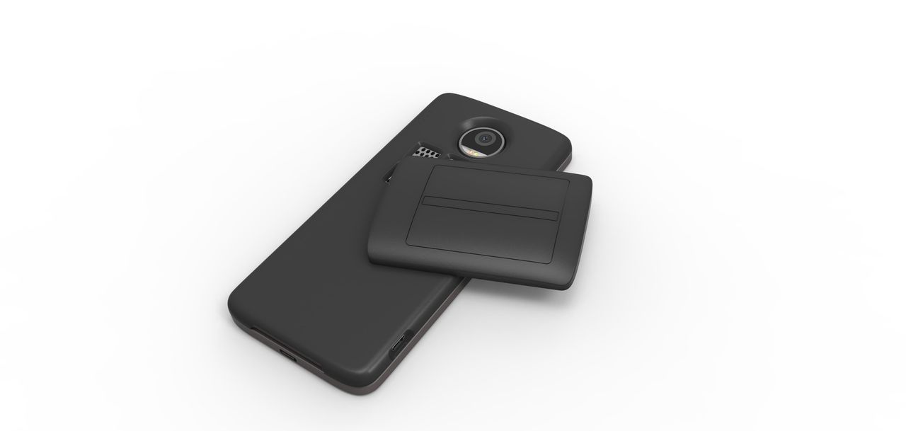 myFC visar upp mobilfodral med bränslecellsladdare