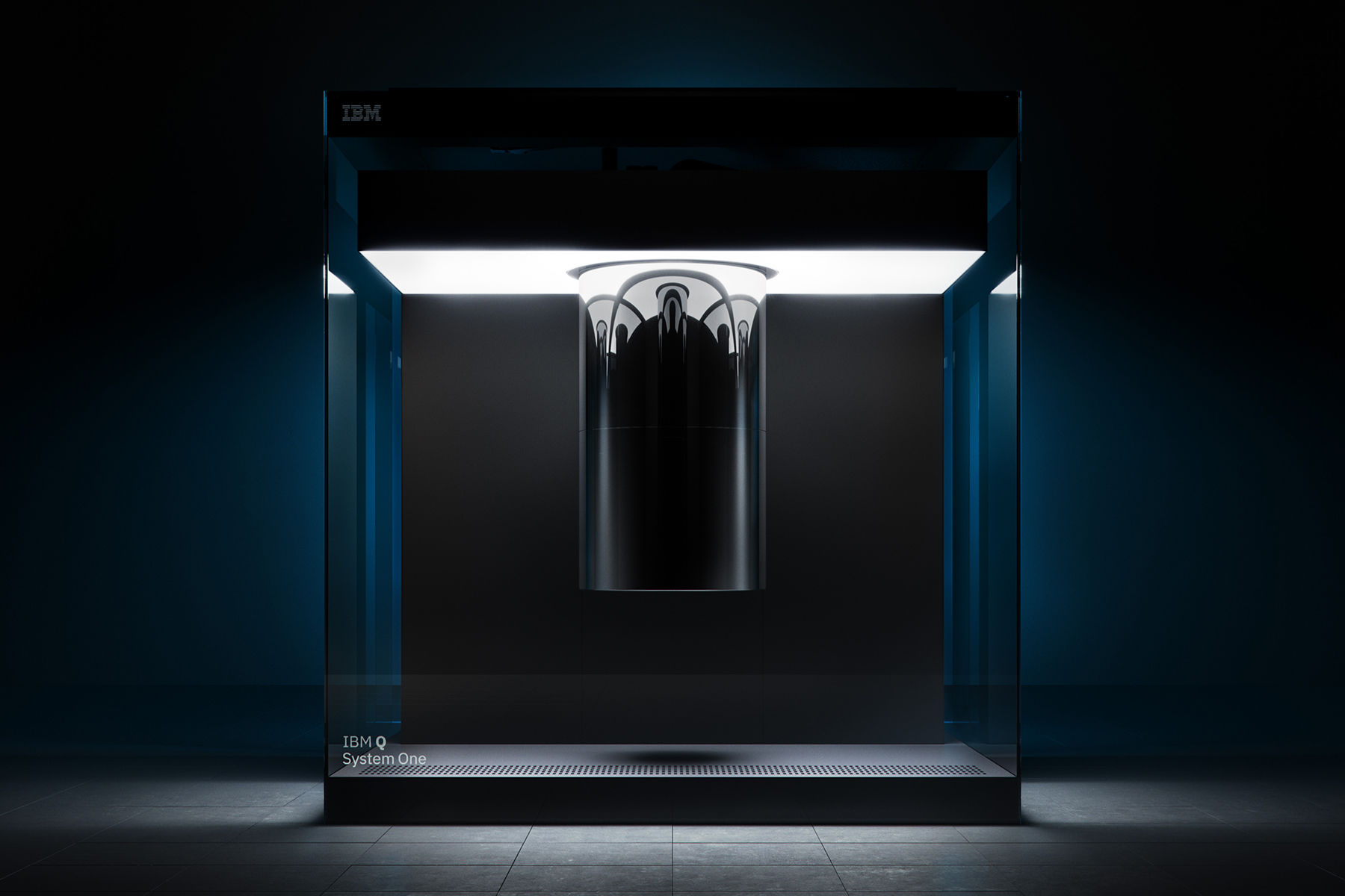 CES 2019 IBM visar upp kvantdatorn IBM Q System One. Kvantastiskt