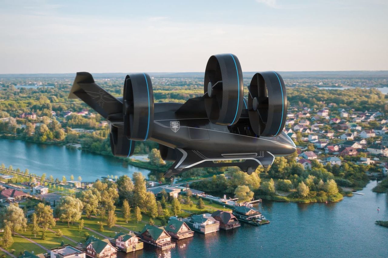 Bell siktar på att ha sina flygande bilar i luften 2025