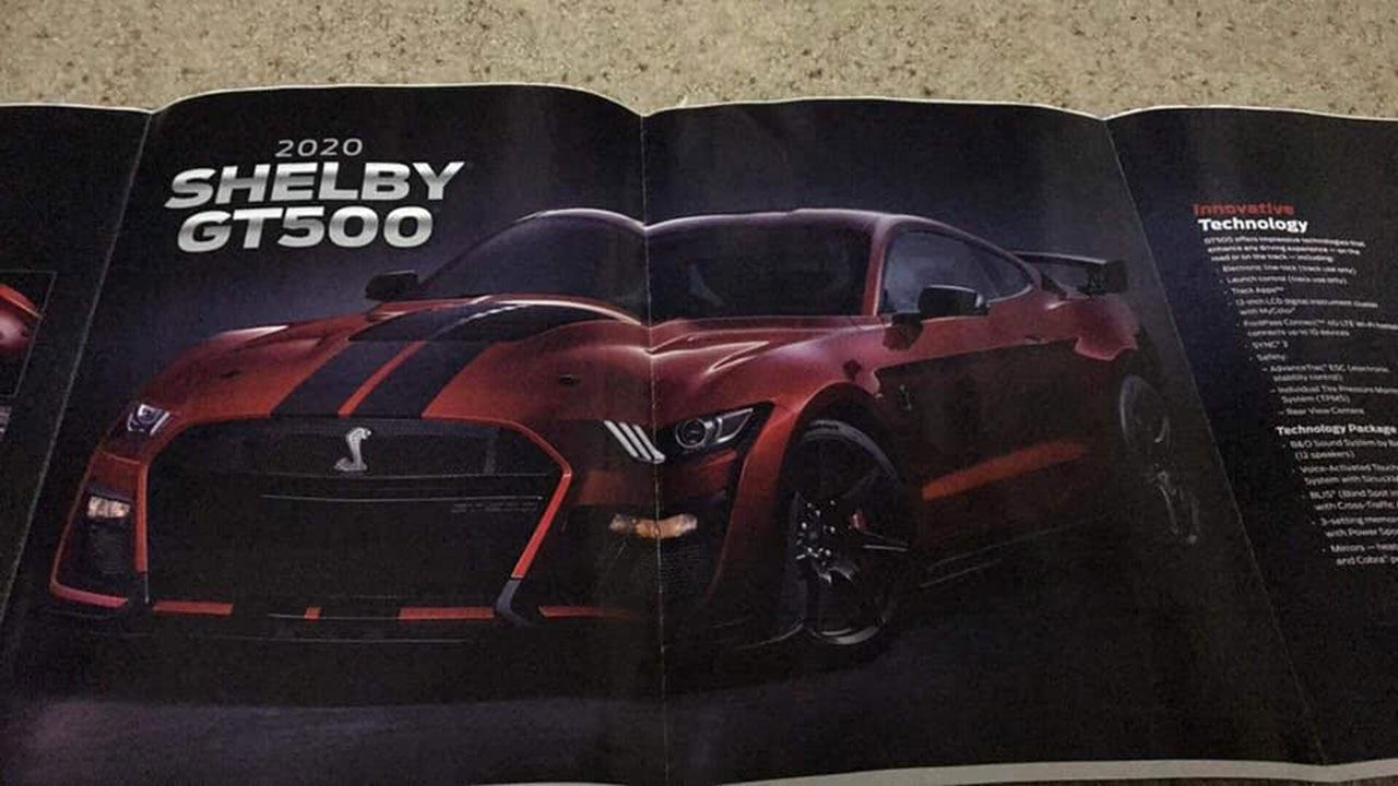 Nya Mustang Shelby GT500 läcker ut - igen