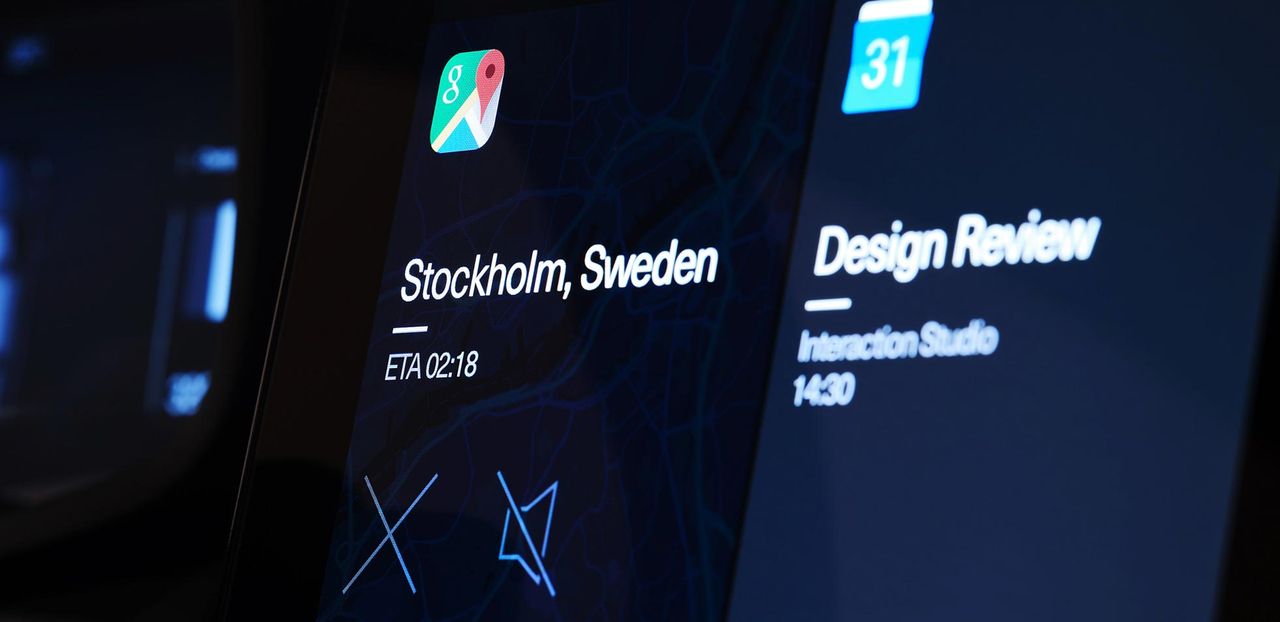 En första titt på Polestars infotainmentsystem