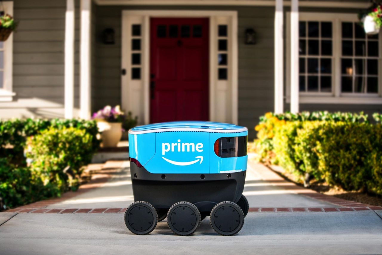 Det här är Amazons leveransrobot