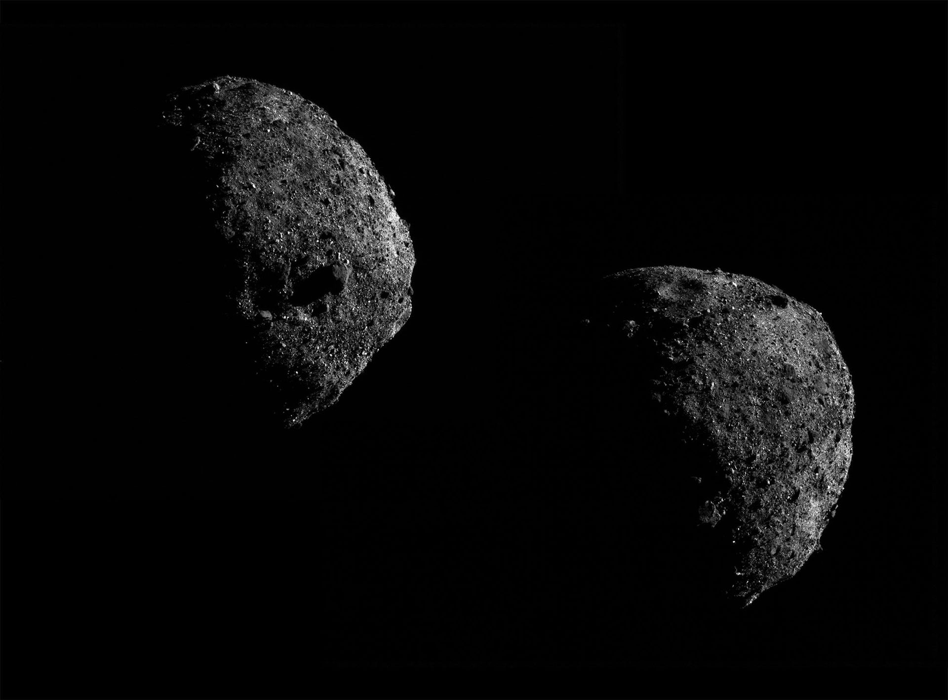 Fantastiska bilder på asteroiden Bennu