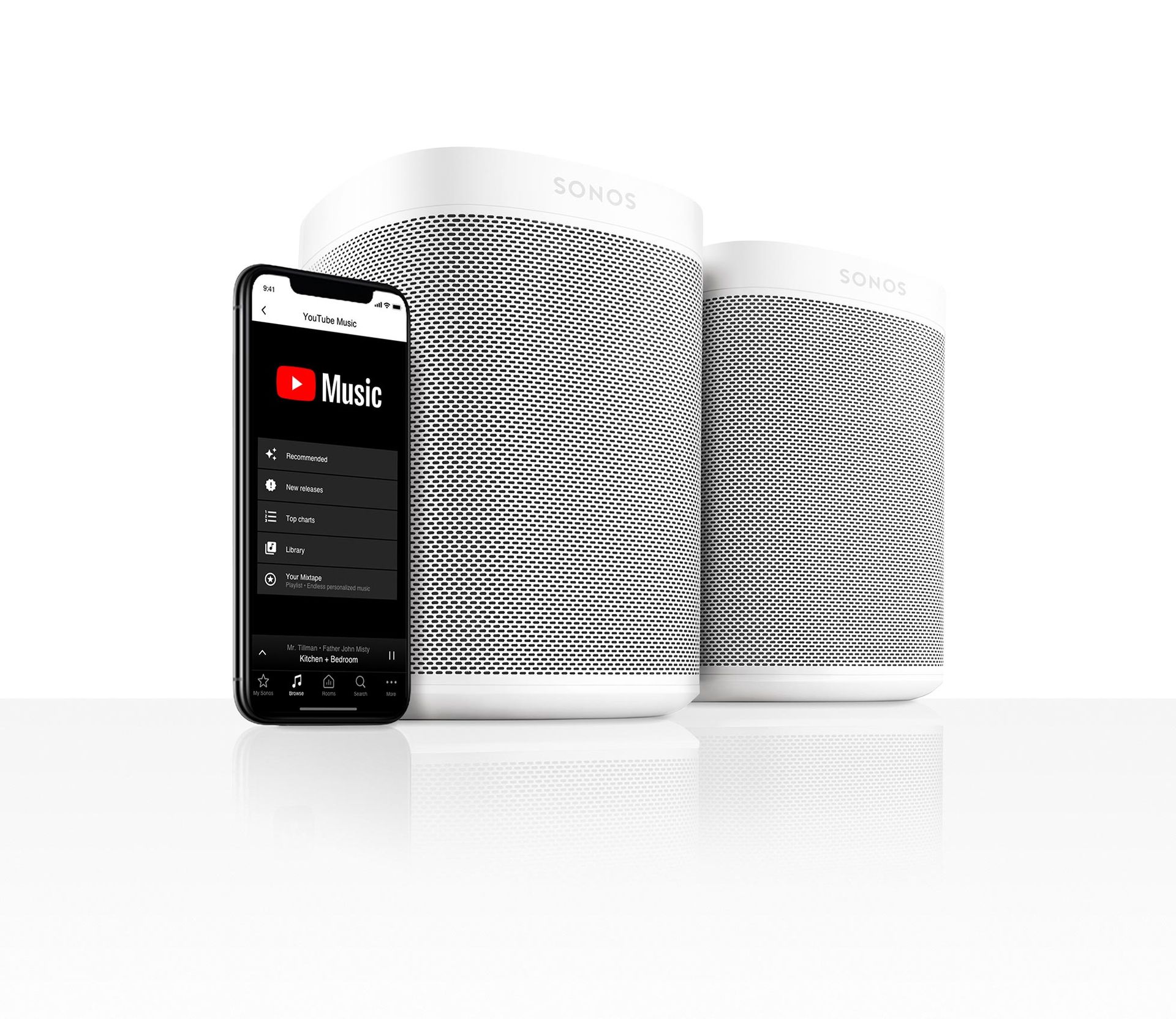 Nu finns även Youtube Music i Sonos-appen