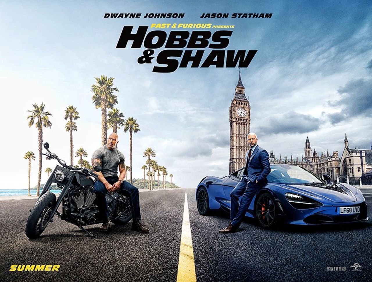 Hobbs och Shaw ser tuffa ut på poster för Hobbs & Shaw