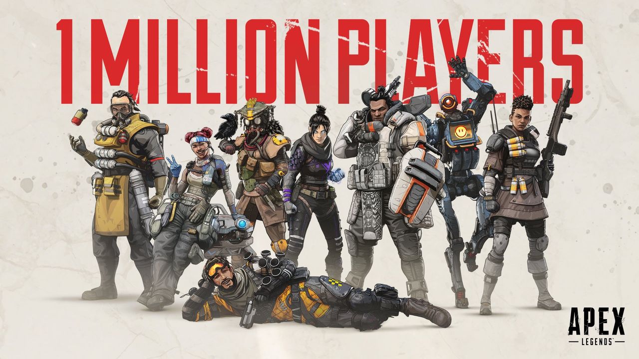 Apex Legends når 1 miljon spelare på 8 timmar