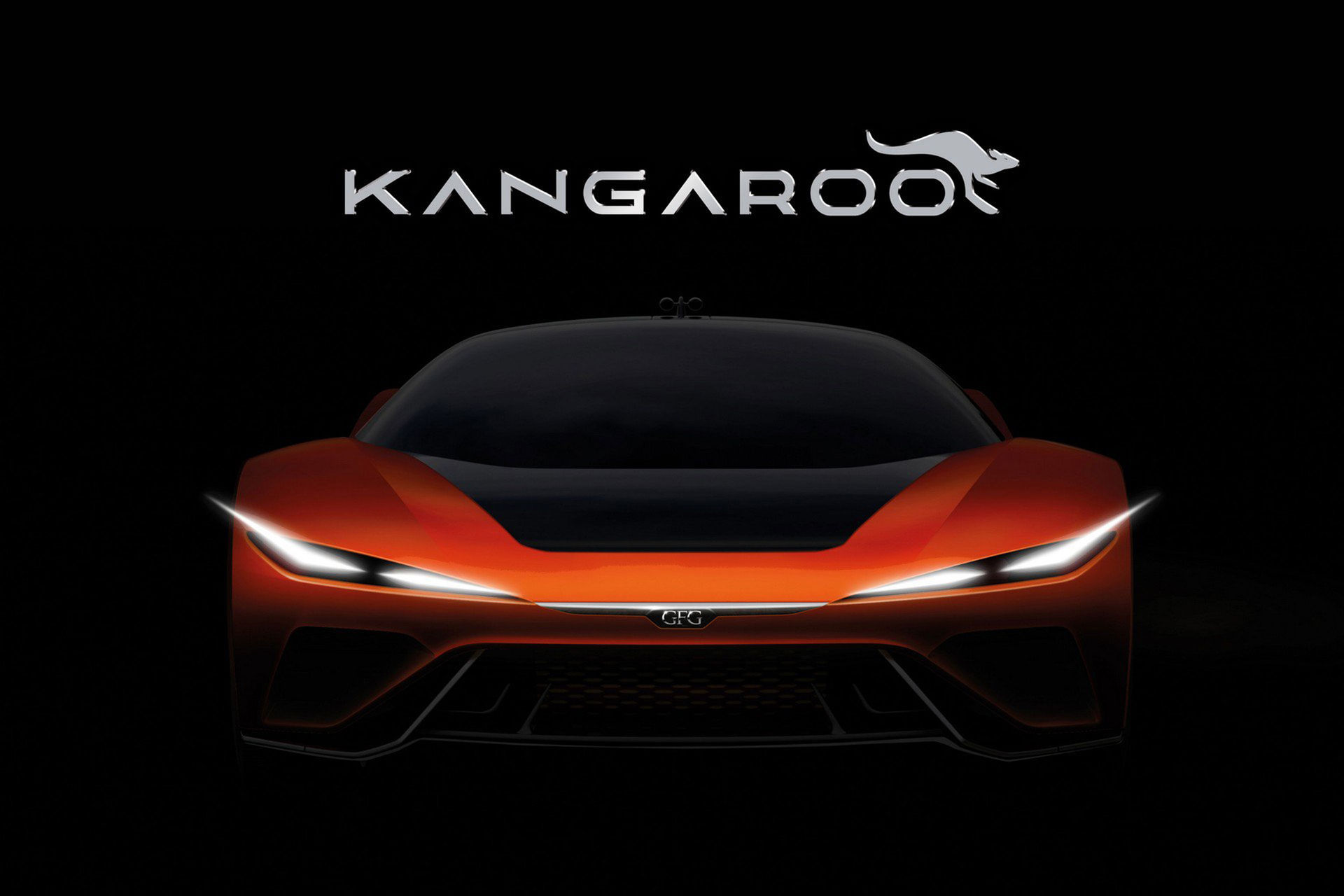 Giugiaro och hans son visar Kangaroo i Genève