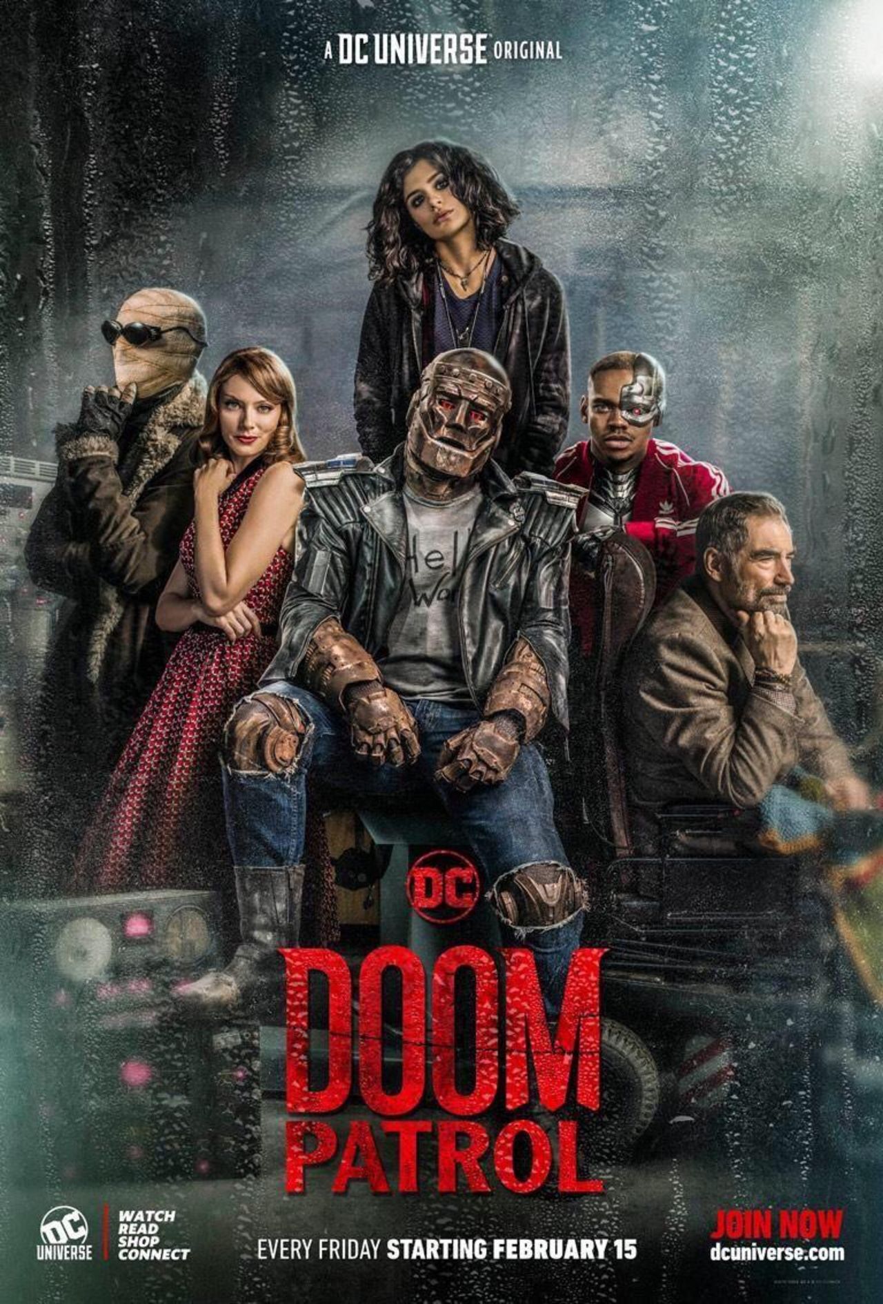 Första affischen för Doom Patrol