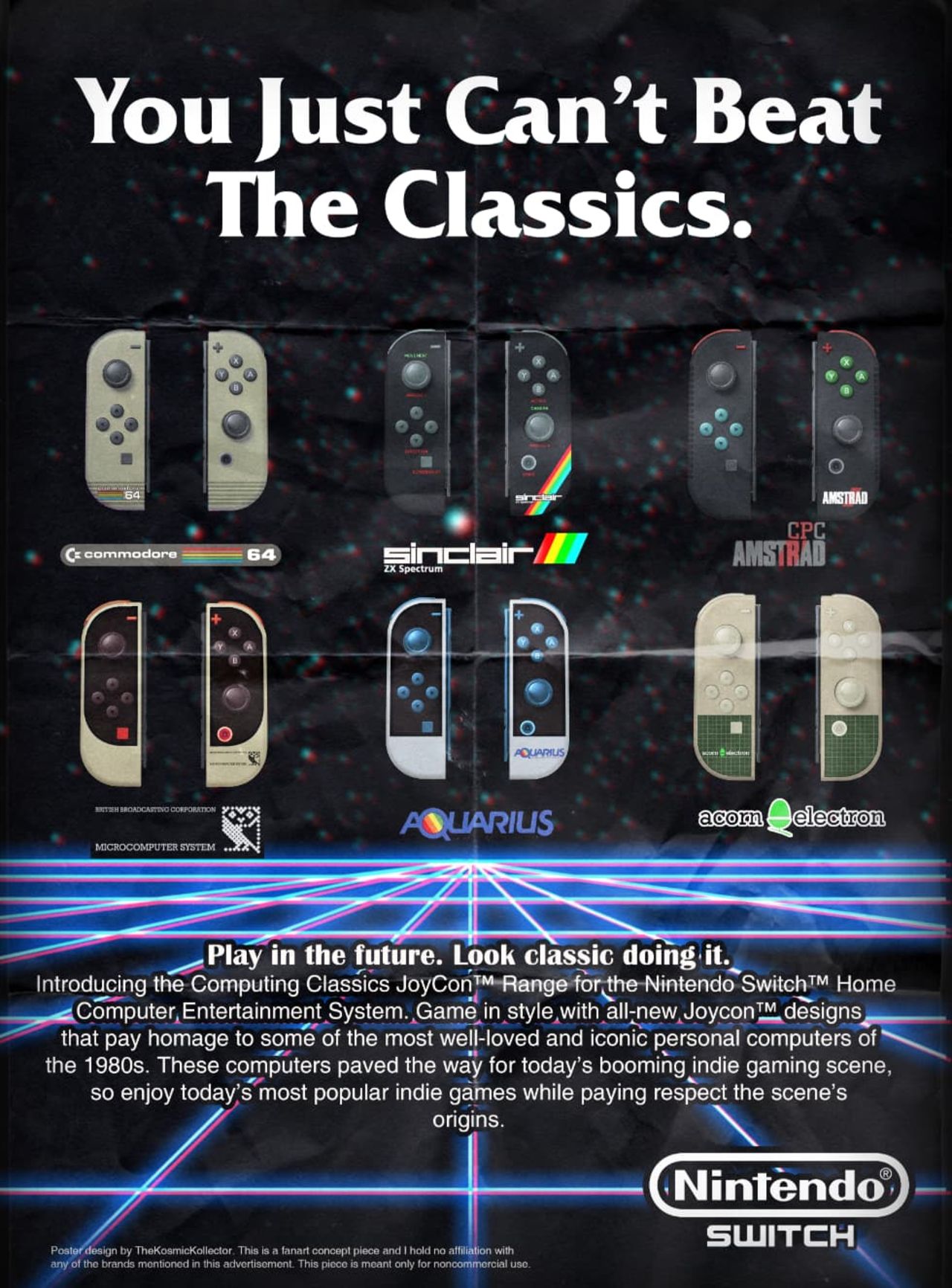 Retrodesignade Joy-Cons till Nintendo Switch